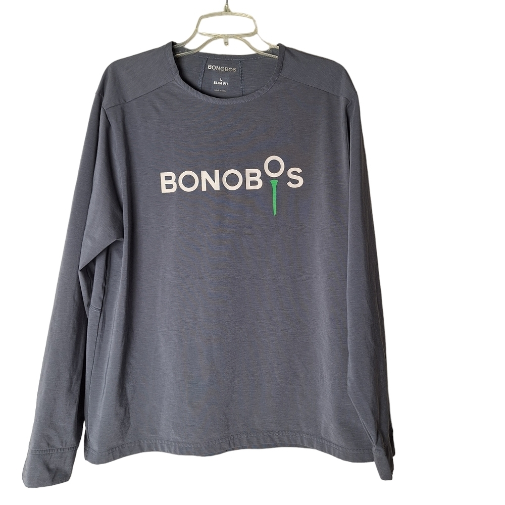 Bonobos Golf Men Large‎ Slim Fit Long Sleeve Pullover Shirt